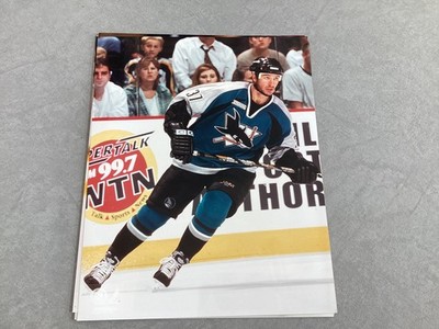 Stephane Matteau Vintage San Jose Sharks 8x10 Color Glossy NHL Photo-NEW