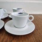 NEW 8p CAFFE LavAzza MACCHIATO or CAPPUCCINO COFFEE CUPS SAUCERS RESTAURANT WARE — photo 5