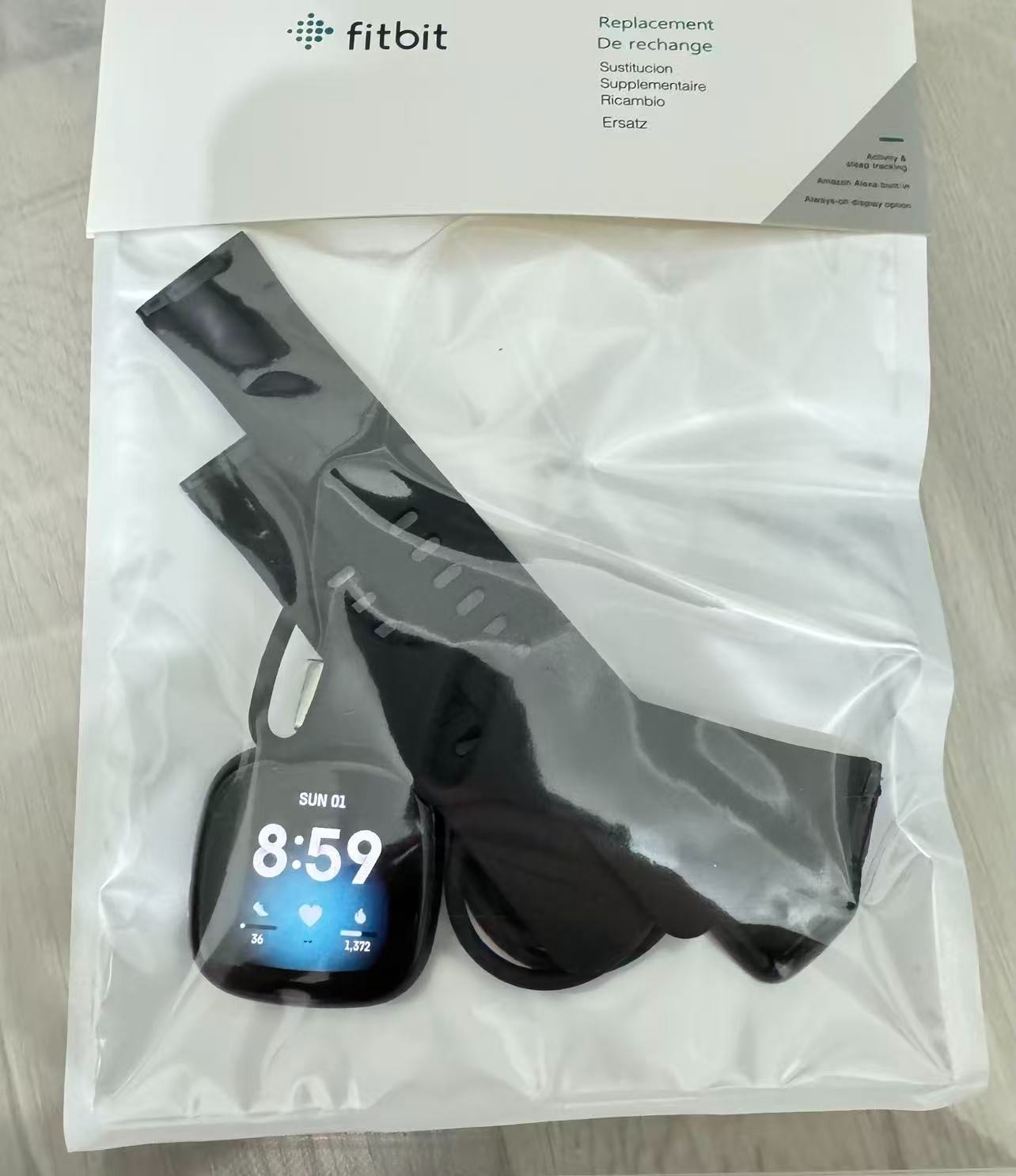 [TESTED] Fitbit Versa 3 - Data Cleared - Black [ Grade A ]