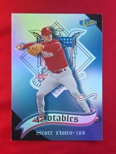 1998 Ultra - Notables Scott Rolen Refractor Holo Foil #9N