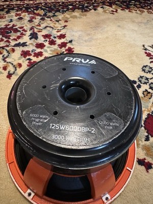 PRV Audio 12SW6000BP-2 12'' 2 Ohm Subwoofer Driver