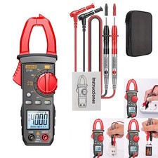 400A Digital Clamp Meter Hz NCV Ammeter Voltage Tester Tool New Multimeter