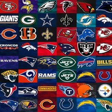 NFL Football Team Logo Stickers Set of 7 Peel  Stick Your Choice 