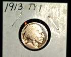 1913 TYPE 1 BUFFALO (INDIAN HEAD) NICKEL – GRADES “ABOUT GOOD”