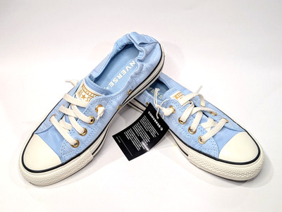 Converse CTAS Shoreline Blue/Egret Women's Slip On Sneakers-Asst Size NB A13001F