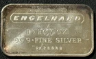 Vintage 1 Oz .999 Fine Silver Engelhard Horizontal Logo Back Bar Toned Stack!!