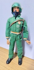 Vintage  Action Man Eagle Eyes Blue Pants Pursuit Craft Pilot. 