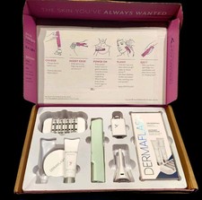 DERMAFLASH Facial Hair Removal Sonic Dermaplaning Exfoliating Green Device NEW