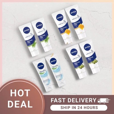 8 x NIVEA Handcreme.weich.Feuchtigkeitspflege.Schutzpflege.Beruhigende Pflege je 75 ml