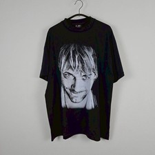 Vintage 90 Kurt Cobain Nirvana Big Face Single Stitch Shirt XL Mint Rare Reprint