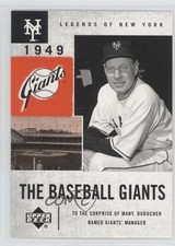2001 Upper Deck Legends of New York The Baseball Giants Leo Durocher #49 HOF 0f8