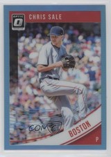 2018 Panini Donruss Optic Carolina Blue Prizm 15/50 Chris Sale #106 8k4