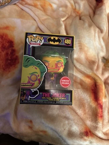 BRAND NEW Funko Pop! The Joker #480 (GameStop Exclusive) w/soft protector