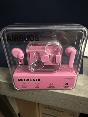Airbuds - Air Lucent II - Wireless Earbuds PINK Bluetooth mit Ladecase   