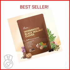18-in-1 Black Walnut Wormwood Cleanse for Humans, 80 Day Supply, Serving, Rapid