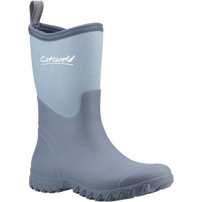 Cotswold Ashmead Damen Gummistiefel blau halbhoch Neopren