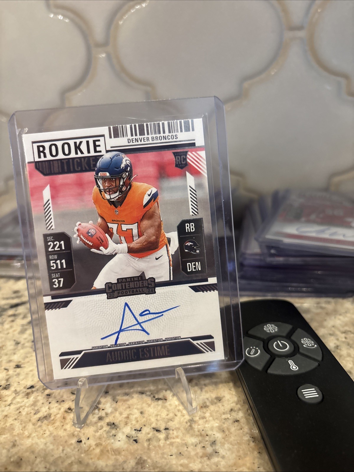 2024 Panini Contenders - Rookie Ticket RPS Audric Estime #120 Hobby (AU, RC)