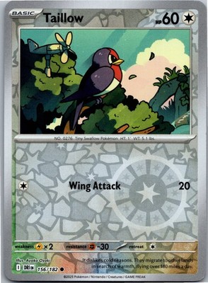 Taillow - SV10: Destined Rivals 156/182 - Common - Reverse Holo