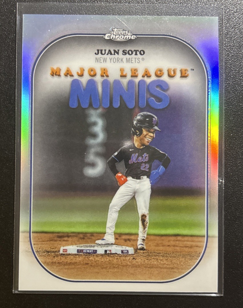 2025 Topps Chrome Update Juan Soto Major League Mini Series SSP NY Mets