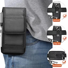 For iPhone 17 16 15 14 Pro Air Max Belt Clip Pouch Holster Wallet Card Slot Case