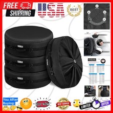 Seasonal Tire Cover - Spare Tire Bag with Handle, Heavy Duty Winter Wheel Sto...