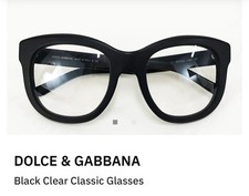 Used Dolce & Gabbana DG4166 1934/87 Mens Matte Black Eyeglasses Frames 53/22~140