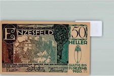 10497147 - Enzesfeld-Lindabrunn emergency money 50 Heller Schloss Baden, district 1920