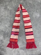 Gap Kids Pink sparkly striped scarf