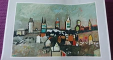 Serigraphy City J. Barragan 56/130 Signed, Argentine painter