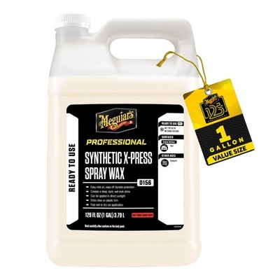 Meguiars D15601 Synthetic X-Press Spray Wax for Car Detailing, Creates a Deep