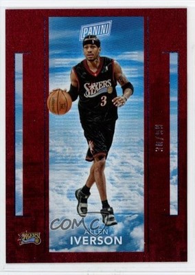 2023 Panini National Convention National Red /99 Allen Iverson #N-AI HOF 0ud4