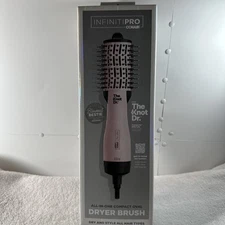 INFINITIPRO BY CONAIR The Knot Dr. All-In-One MINI Oval Dryer Brush, Hair Dryer