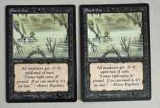 2x Marsh Gas MTG - The Dark - English ©1994 M/NM