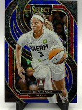2025 Panini Select WNBA - Premier Level Jordin Canada #144 Blue Shimmer FOTL /7