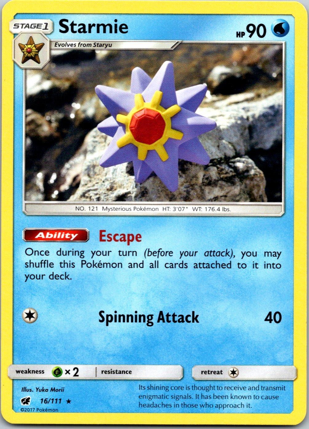 STARMIE - 16/111 - CRIMSON INVASION - - LP