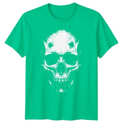 Skull Grunge Art Skulls Herren T-Shirt Distressed Grafik