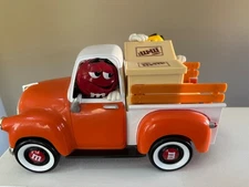 "ONE OF A KIND" M&M's Collectible Sweet Wheelin' ORANGE Truck-Perfect Condition!