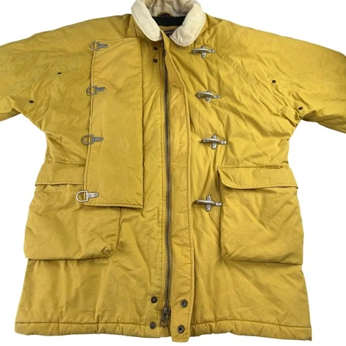 Andrew Marc Country & Outdoor Yellow Fireman Clasp Coat jacket Size Medium Men's image 3