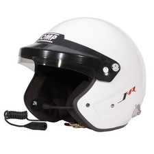 OMP J-Rally Helmet - FIA 8859-2024 Approved, Lightweight, Intercom Kit Inc