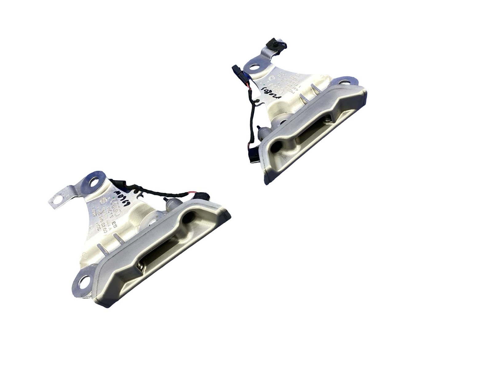 2011-2015 Audi R8 v10 Oem Front top roof end plate support mount bracket set