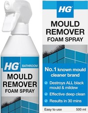 HG Mould Remover Foam Spray 500ml Black Mould & Mildew Cleaner 18.28 per litre