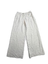 A New Day Women's High-Rise Wide Leg Linen Blend Pull-On Pants - Cream