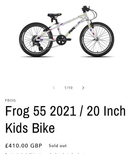 Frog Bike 55 White Exc Cond Spotty 20” Wheel 8 Gears NOTTINGHAM Bike - Picture 21 of 24