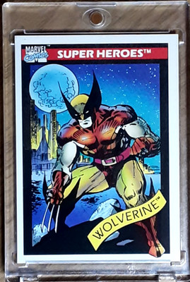 1990 Marvel Universe Card 10 WOLVERINE.