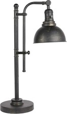 VONLUCE Rustic Desk Lamp Black Adjustable, Industrial Style Metal M, Bronze