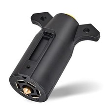 RV 7 Pin Trailer Plug Splice-in Replacement Trailer Side Male End 7 Way Round