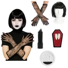 Ladies Mavis Inspired Vampire Accessory Set Hotel Transylvania Fancy Dress