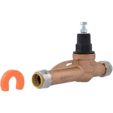 Cash Acme EB45 SharkBite Pressure Regulating Valve with Disconnect Clip, Slip