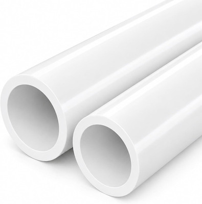 2 Pcs 1/2 Inch SCH40 PVC Pipe, 17 Inch White Furniture Grade PVC Pipes, Fits Sta