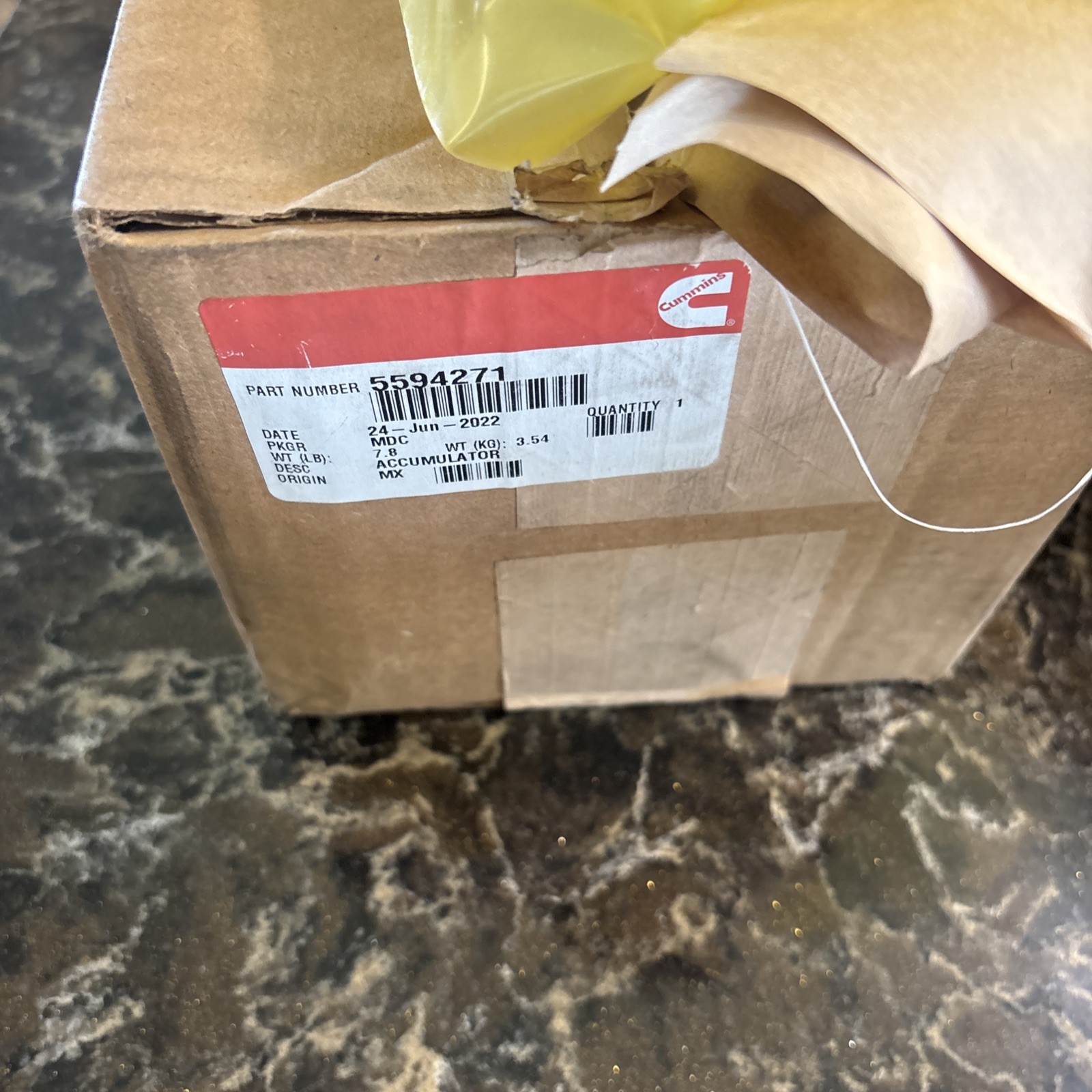 5594271 5594271 Accumulator for Cummins for sale online | eBay